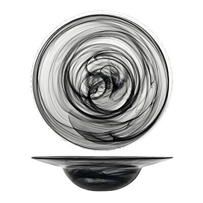 H&H 833120 Albastro set med 4 pasta, glas, svart, 29 cm H&H 833120 Albastro set med 4 pasta, glas, svart, 29 cm