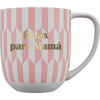 DRAEGER Paris Keramiska Mugg Meddelande Koppla Av För Mamma DRAEGER Paris Keramiska Mugg Meddelande Koppla Av För Mamma