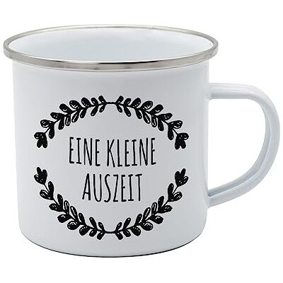 Gedalabels Kopp liten tid emaljutseende 350 ml Gedalabels Kopp liten tid emaljutseende 350 ml