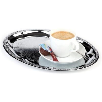 APS T765 kaffehusbricka, oval, 30 mm x 22 cm APS T765 kaffehusbricka, oval, 30 mm x 22 cm