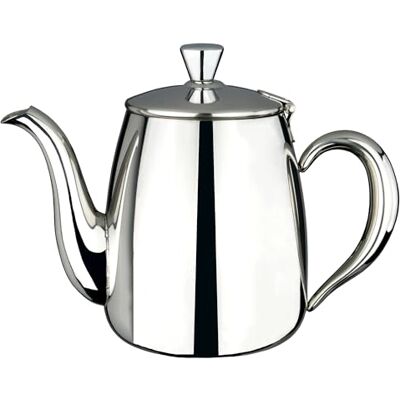 Café Olé Premium kaffekanna, 570 ml, 3 koppar, rostfritt stål, klassisk kaffekannadesign med spegelblank yta, perfekt pip Café Olé Premium kaffekanna, 570 ml, 3 koppar, rostfritt stål, klassisk kaffekannadesign med spegelblank yta, perfekt pip