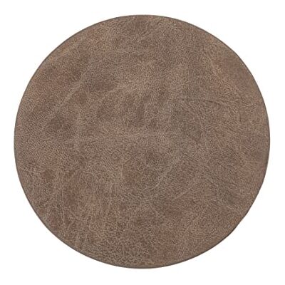 TISECO Underlägg rund 9,5 cm 4 st. kaffe Tru Bordsunderlägg TISECO Underlägg rund 9,5 cm 4 st. kaffe Tru Bordsunderlägg