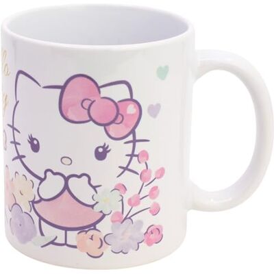 Stor 325 ml sublimering keramisk mugg i Hello Kitty-låda Stor 325 ml sublimering keramisk mugg i Hello Kitty-låda