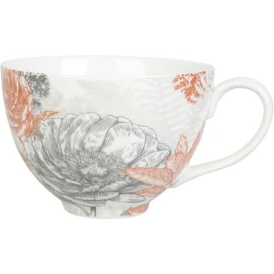 GENEVIEVE LETHU 536511 Kopp 22 cl Porslin Område GRAVURES COLOREES Ø 9,5 cm H 6,5 cm Terracotta färg GENEVIEVE LETHU 536511 Kopp 22 cl Porslin Område GRAVURES COLOREES Ø 9,5 cm H 6,5 cm Terracotta färg