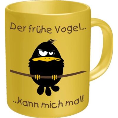 empireposter Kopp – den tidiga fågeln kan mich – roligt talesätt – storlek Ø 8,5 H 9,5 cm empireposter Kopp – den tidiga fågeln kan mich – roligt talesätt – storlek Ø 8,5 H 9,5 cm
