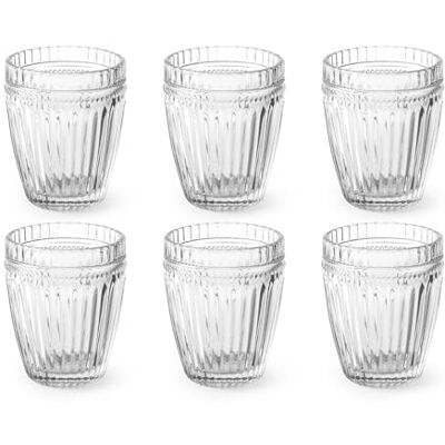 H&H Set med 6 glas Daisy transparent cc270 H&H Set med 6 glas Daisy transparent cc270
