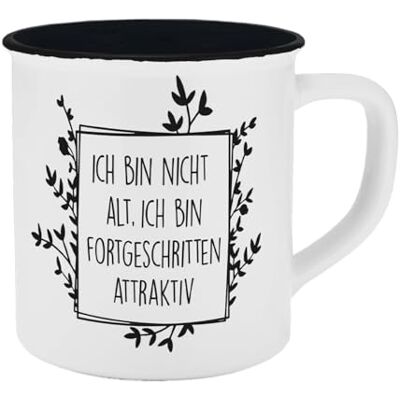 Gedalabels Kopp avancerad attraktiv emaljopt. 400 ml Gedalabels Kopp avancerad attraktiv emaljopt. 400 ml