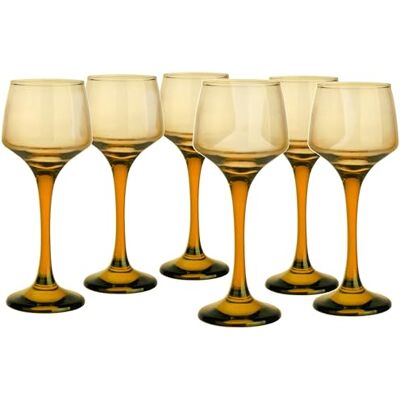 Glasmark KROSNO 1992 Glasmark Krosno shotglas set om 6 st 75 ml glas set för sprit vodka glas shots likör shotglas shotglas likörglas presentset vodka honungsfärg 6 x 75 ml, honungsgul Glasmark KROSNO 1992 Glasmark Krosno shotglas set om 6 st 75 ml glas set för sprit vodka glas shots likör shotglas shotglas likörglas presentset vodka honungsfärg 6 x 75 ml, honungsgul