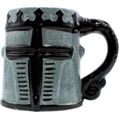 Dekohelden24 Dekohjälten24 kaffemuggar, kaffekopp av stengods, motiv: riddare rustning, storlek: H/Ø 11 x 8 cm, kapacitet: ca. 450 ml, riddarkopp, 11 cm Dekohelden24 Dekohjälten24 kaffemuggar, kaffekopp av stengods, motiv: riddare rustning, storlek: H/Ø 11 x 8 cm, kapacitet: ca. 450 ml, riddarkopp, 11 cm