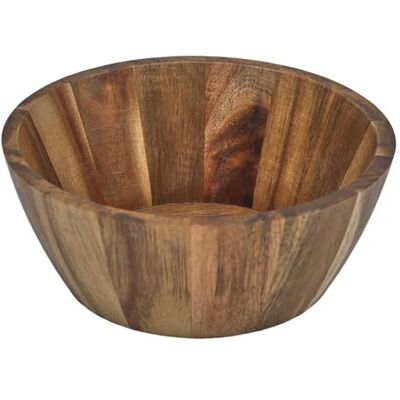 HOME DECO FACTORY , KA0337 Acacia skål 16 cm, mångsidig salladsskål, elegant och naturlig design, perfekt för sallader och frukter, enkel skötsel, brun HOME DECO FACTORY , KA0337 Acacia skål 16 cm, mångsidig salladsskål, elegant och naturlig design, perfekt för sallader och frukter, enkel skötsel, brun