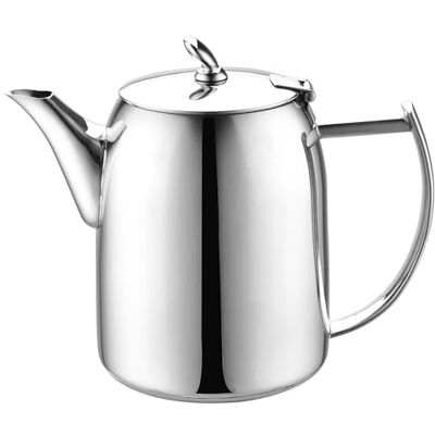 Café Olé CHC-020 Chatsworth Kaffekanna med unikt lock i högkvalitativt rostfritt stål 18/10 – högglanspolering, 20 oz, 0,57 l, droppfritt gjutjärn, rostfritt stål Café Olé CHC-020 Chatsworth Kaffekanna med unikt lock i högkvalitativt rostfritt stål 18/10 – högglanspolering, 20 oz, 0,57 l, droppfritt gjutjärn, rostfritt stål
