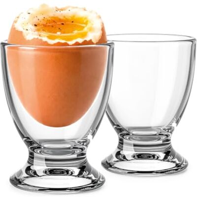 Glasmark KROSNO 1992 äggkopp glas set om 12 för frukost och brunch Glasmark KROSNO 1992 äggkopp glas set om 12 för frukost och brunch