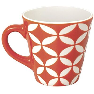 EXCELSA Etnika Kaffemugg - Porcelain 90ml Röd EXCELSA Etnika Kaffemugg - Porcelain 90ml Röd