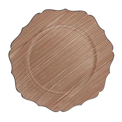 Avilia Keramiskt underlägg med träeffekt, diameter 33 cm, elegant och raffinerat för ett mysigt och modernt bord, perfekt för speciella tillfällen och klassgåvor. Avilia Keramiskt underlägg med träeffekt, diameter 33 cm, elegant och raffinerat för ett mysigt och modernt bord, perfekt för speciella tillfällen och klassgåvor.