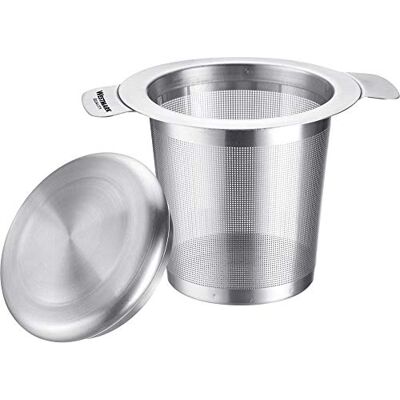 Westmark Rostfritt Stål Teinfuser - Hållbar, Med Lock & Silikona - 9cm Westmark Rostfritt Stål Teinfuser - Hållbar, Med Lock & Silikona - 9cm