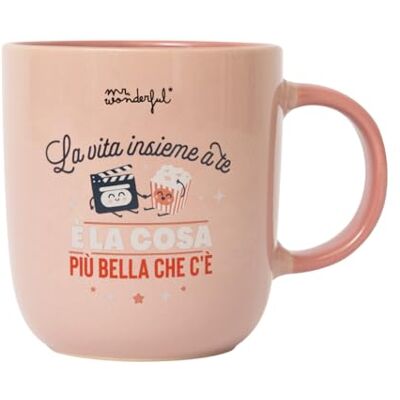 Mr. Wonderful Mugg Livet tillsammans med dig är det vackraste som finns Kärleksbudskap keramisk mugg Mr. Wonderful Mugg Livet tillsammans med dig är det vackraste som finns Kärleksbudskap keramisk mugg