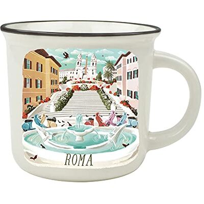 LEGAMI Cup-Puccino Roma Koppar, Porslin Bone China, Multifärg LEGAMI Cup-Puccino Roma Koppar, Porslin Bone China, Multifärg