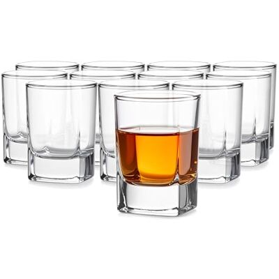 Glasmark KROSNO 1992 shotglas med tung botten set 12 stycken 55 ml transparent diskmaskinssäker Glasmark KROSNO 1992 shotglas med tung botten set 12 stycken 55 ml transparent diskmaskinssäker