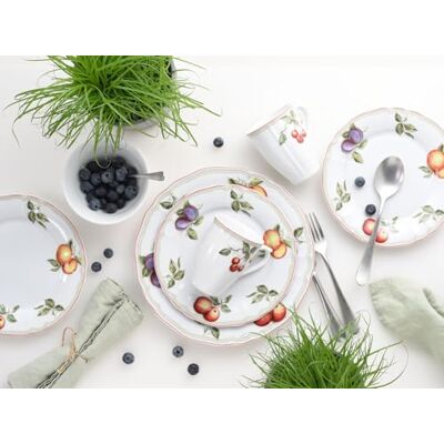 Creatable , 16999, serie Flora ORCHARD, porslinsset, porslin, kombiservis 16 delar Creatable , 16999, serie Flora ORCHARD, porslinsset, porslin, kombiservis 16 delar