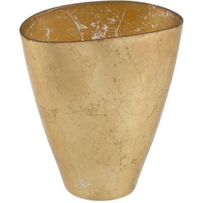 BigBuy Home Bordsskiva guld glas 23,5 x 14 cm BigBuy Home Bordsskiva guld glas 23,5 x 14 cm