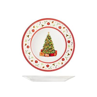 H&H set med 12 julfrukttallrikar classy xmas cm 20 H&H set med 12 julfrukttallrikar classy xmas cm 20