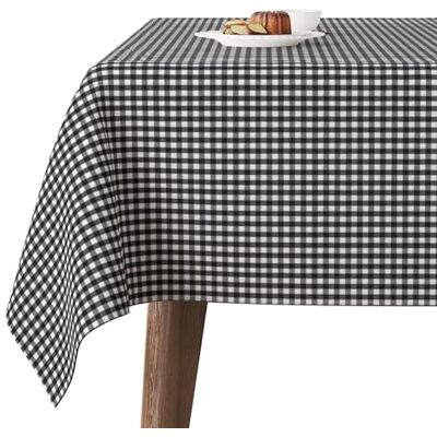 Martina Home KONFEKTIONERAD TEFLONERAD Petit Vichy Svart 140 Runda Martina Home KONFEKTIONERAD TEFLONERAD Petit Vichy Svart 140 Runda
