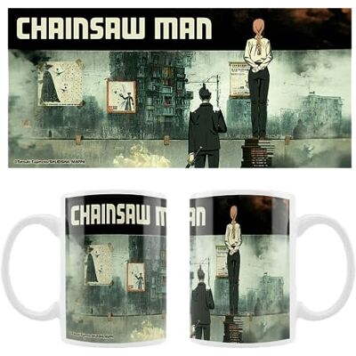 Crunchyroll Chainsaw Man Motiv: Aki & Makima kopp/mugg 320 ml original & licensierad Crunchyroll Chainsaw Man Motiv: Aki & Makima kopp/mugg 320 ml original & licensierad