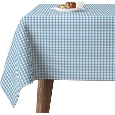 Martina Home KONFEKTIONERAD TEFLONERAD Petit Vichy Blå 140 Runda Martina Home KONFEKTIONERAD TEFLONERAD Petit Vichy Blå 140 Runda