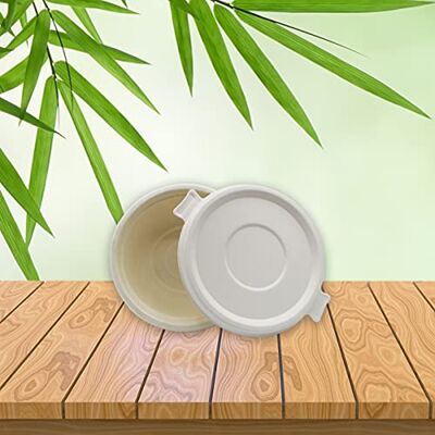 Be Tasty greenpack24 Be Tasty menyskål sockerrör ⌀ 15,5 cm 500 ml 125 st. soppskål salladsskål bagasse Be Tasty greenpack24 Be Tasty menyskål sockerrör ⌀ 15,5 cm 500 ml 125 st. soppskål salladsskål bagasse