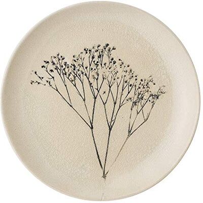 Bloomingville tallrik Bea, natur, keramik Bloomingville tallrik Bea, natur, keramik