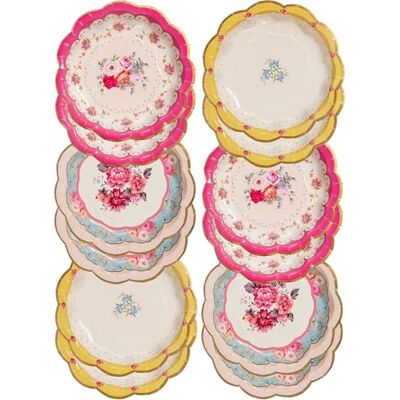 Talking Tables - Truly Scrumptious - Blommig - 18 cm - Tallrikar Talking Tables - Truly Scrumptious - Blommig - 18 cm - Tallrikar