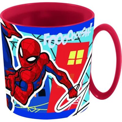 Tataway Spiderman Cup 390 ml — Mob Rules Collection — Användbar i mikrovågsugn — Hållbar plastkopp — Officiell Marvel-produkt Tataway Spiderman Cup 390 ml — Mob Rules Collection — Användbar i mikrovågsugn — Hållbar plastkopp — Officiell Marvel-produkt