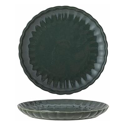 Bloomingville Latina tallrik D 20 x H 2 cm – mattallrik av stengods – högkvalitativ keramisk tallrik för dagligt bruk och speciella tillfällen – diskmaskinssäker och mikrovågsugnssäker (mörkgrön) Bloomingville Latina tallrik D 20 x H 2 cm – mattallrik av stengods – högkvalitativ keramisk tallrik för dagligt bruk och speciella tillfällen – diskmaskinssäker och mikrovågsugnssäker (mörkgrön)