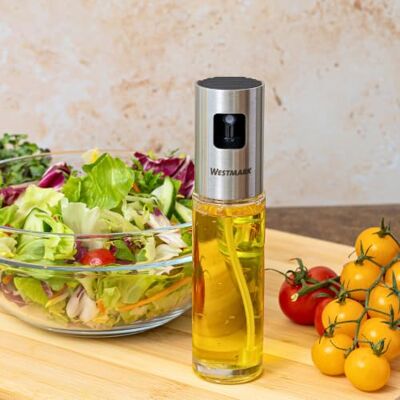 Westmark vinäger- och oljedispenser – Praktisk oljedispenser med precis sprutfunktion, perfekt för varmluftsfritöser, grillpannor och fettsnål stekning – 100 ml Westmark vinäger- och oljedispenser – Praktisk oljedispenser med precis sprutfunktion, perfekt för varmluftsfritöser, grillpannor och fettsnål stekning – 100 ml