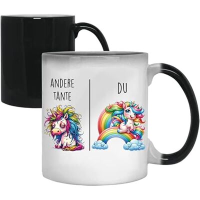 Jungle Mug Kopp med slogan Andra moster vs du moster present till kvinnor äktenskap bröllop presentidé kvinna födelsedag jul patentant familj kaffemugg (färgförändrande) Jungle Mug Kopp med slogan Andra moster vs du moster present till kvinnor äktenskap bröllop presentidé kvinna födelsedag jul patentant familj kaffemugg (färgförändrande)