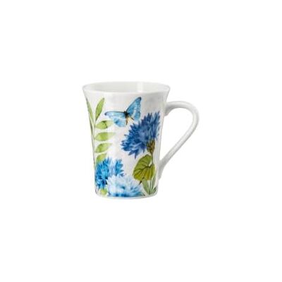 Hutschenreuther Nora Wild Flowers mugg med handtag, blåklint, 0,4 l Tillverkad av högkvalitativa benporslin, 0,4 l kapacitet, dekor blåklint Hutschenreuther Nora Wild Flowers mugg med handtag, blåklint, 0,4 l Tillverkad av högkvalitativa benporslin, 0,4 l kapacitet, dekor blåklint