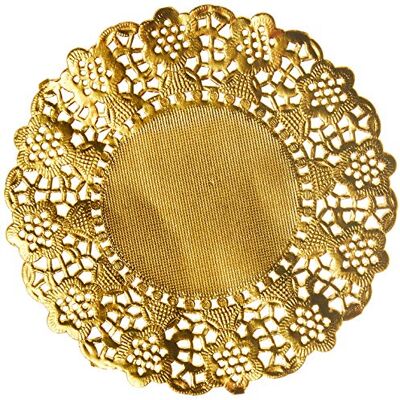 Garcia de Pou runda dörrar, 12 cm, litometall, guld, 12 x 30 x 30 cm Garcia de Pou runda dörrar, 12 cm, litometall, guld, 12 x 30 x 30 cm