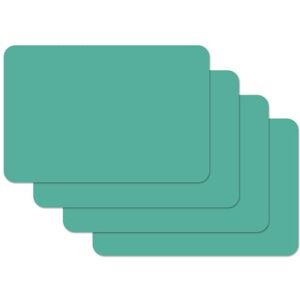 Venilia bordstabletter set med 4 mynta matsal underlägg bordslinne raderbar tvättbar mat 45 x 30 cm Venilia bordstabletter set med 4 mynta matsal underlägg bordslinne raderbar tvättbar mat 45 x 30 cm