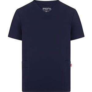 VELILLA 535220S Cyrus; PureStretch kortärmad unisex pyjamas, färg nattblå, storlek XL, Nattblå, XL VELILLA 535220S Cyrus; PureStretch kortärmad unisex pyjamas, färg nattblå, storlek XL, Nattblå, XL