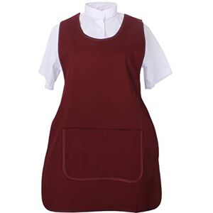 MISEMIYA MZ-631 unisex vuxen köksförkläde, Förkläde städning 868-7 granat, XL MISEMIYA MZ-631 unisex vuxen köksförkläde, Förkläde städning 868-7 granat, XL