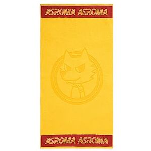 AS Roma Officiell strandhandduk, rosa gul 70 x 140 AS Roma Officiell strandhandduk, rosa gul 70 x 140