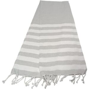 Atout Ciel Strandhandduk, fouta, randig med fransar Atout Ciel Strandhandduk, fouta, randig med fransar