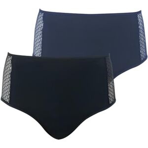 Athena underkläder lättlästa trosor 9K03 slips, svart/blå, 36/38 dam, Svart/blå, 34/36 Athena underkläder lättlästa trosor 9K03 slips, svart/blå, 36/38 dam, Svart/blå, 34/36