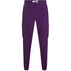 VELILLA 533021S PureStretch Unisex Jogger Pyjamasbyxor, Plommonfärgad, Storlek M, Plommon, M smal VELILLA 533021S PureStretch Unisex Jogger Pyjamasbyxor, Plommonfärgad, Storlek M, Plommon, M smal