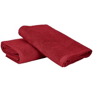 Ruggeri Set med 2 dusch- och badhanddukar 70x140 cm 100% ren extra mjuk bomull handdukssamling låt oss färg! (röd) Ruggeri Set med 2 dusch- och badhanddukar 70x140 cm 100% ren extra mjuk bomull handdukssamling låt oss färg! (röd)