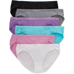 Hanes Dam bomull bikini trosa multipack, Blandat 6-pack, M Hanes Dam bomull bikini trosa multipack, Blandat 6-pack, M