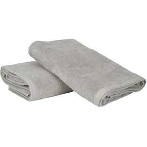 Ruggeri Set med 2 dusch- och badhanddukar 70x140 cm 100% ren extra mjuk bomull handdukssamling låt oss färg! (grå) Ruggeri Set med 2 dusch- och badhanddukar 70x140 cm 100% ren extra mjuk bomull handdukssamling låt oss färg! (grå)