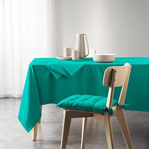 Douceur d'Intérieur mjukhet i interiören, rektangulär duk 140 X 240 cm återvunnen bomull, mistral smaragd Douceur d'Intérieur mjukhet i interiören, rektangulär duk 140 X 240 cm återvunnen bomull, mistral smaragd