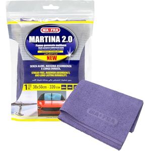 Mafra Ma-Fra 1 st Martina 2.0 duk hög absorptionsduk för flera ändamål, perfekt för torkning och rengöring av känsliga ytor INGA ränder. Bil, vin, inomhus, läder, stål. Mikrofiber 38 × 50 cm Mafra Ma-Fra 1 st Martina 2.0 duk hög absorptionsduk för flera ändamål, perfekt för torkning och rengöring av känsliga ytor INGA ränder. Bil, vin, inomhus, läder, stål. Mikrofiber 38 × 50 cm