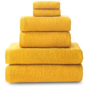 Top Towel Plus stora badhanddukar badhanddukar 2 ansiktshanddukar eller bidé + 2 handdukar eller handfat + 2 duschhanddukar 100% bomull guld Top Towel Plus stora badhanddukar badhanddukar 2 ansiktshanddukar eller bidé + 2 handdukar eller handfat + 2 duschhanddukar 100% bomull guld